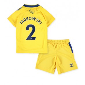 Everton James Tarkowski #2 Tredjedraktsett Barn 2022-23 Kortermet (+ Korte bukser)